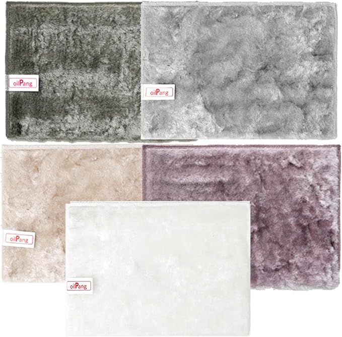 5 PCS Medim Size Eco-Friendly Viscose Dish Cloths for Kitchen Cleaning - Scrubber Washcloth (5, Medium)