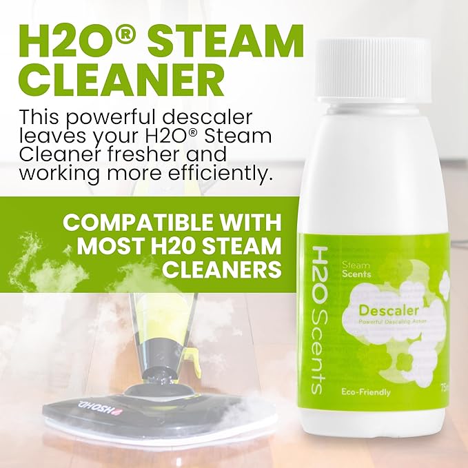 H2O Steam Cleaner Descaler - Pack of 3 (Descaler)