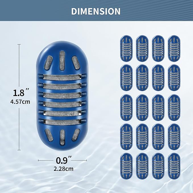 Demineralization Cartridge for Humidifier Compatible with HoMedics Total-Comfort Ultrasonic Humidifier: 20- Pack Demineralizer Tablets Filter Replacement for Water Decalcification, Remove Odor