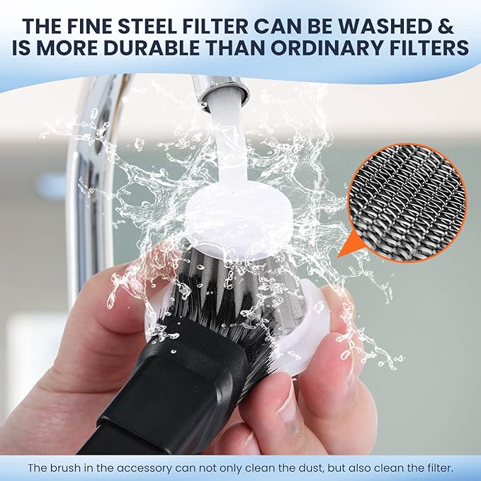 Saker Mini Vacuum Cleaner for Car 3 in 1 Vacuum Cleaner Original Filter