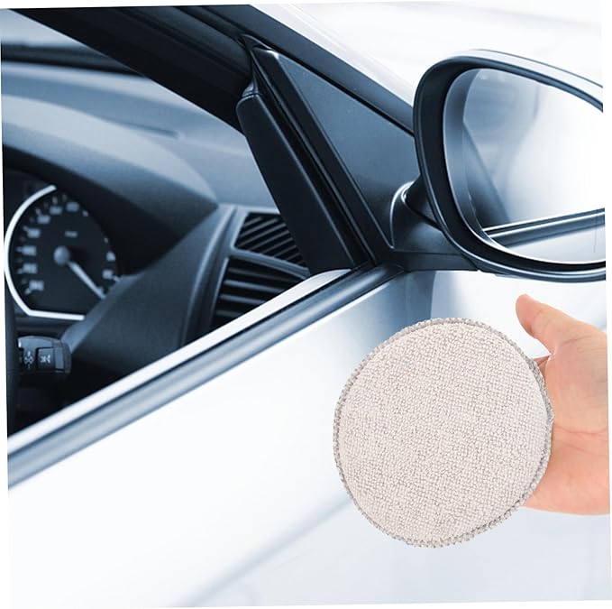 GLEAVI 50pcs Sponge Applicator for Car Detailing Car Washing Pad Wax Applicator Pads Polishing Soft Sponge for Paint