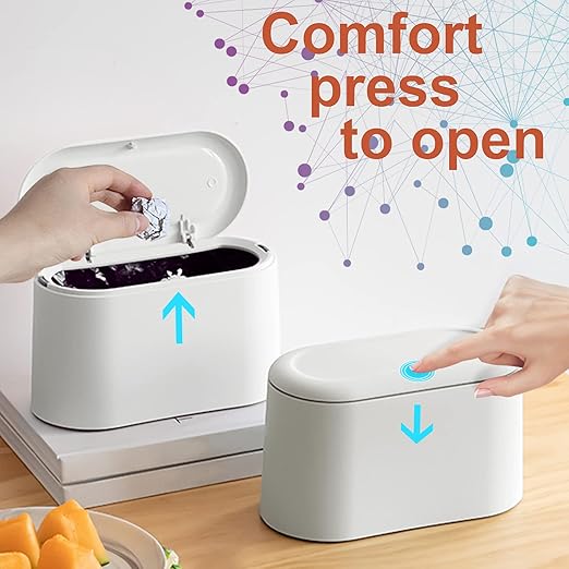 Tiny Garbage can with lid 2 pcs & Trash Bags 270 pcs