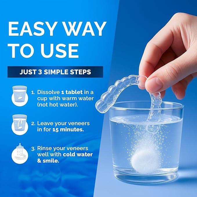 Aligner & Retainer Cleaner Fresh Foam | Retainer Cleaner Tablets for Invisalign FSA HSA Approved for Ultrasonic Cleaners 8-Month Supply | Bundle