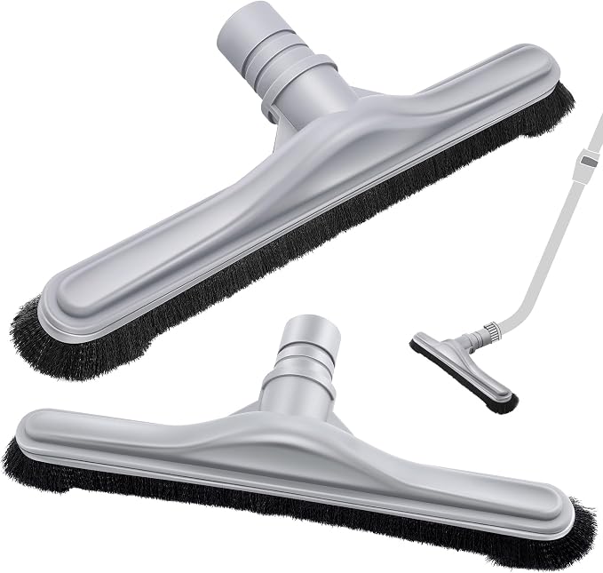 Replacement Floor Tool Compatible with ProTeam 101446 E-Z Glide Backpack Vacuum,Compatible with Hoover C2401, 14" Multi-Surface Brush for Commercial Cleaner(2 Pack,Nylon Brush Pro)