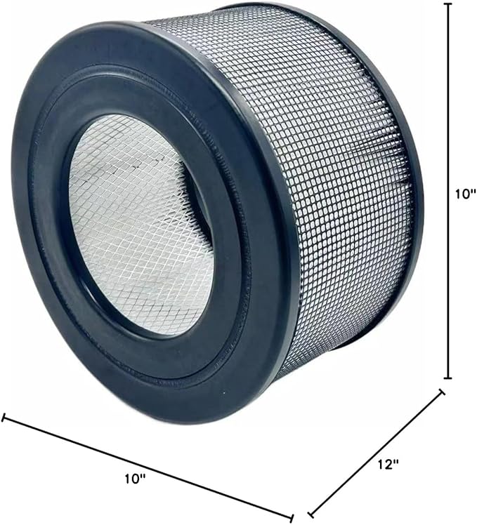 Replacement H13 Filter Compatible with Honeywell 11500 (EV-15), 11520, 17200, 18150, 50150, 51500，61500 Series Air Purifier, Part No. 21500 (1 Filter +2 Carbon Pre-Filter)