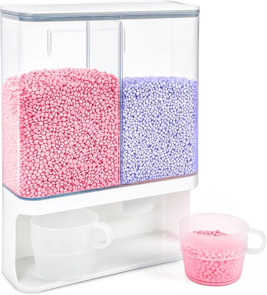Conworld Laundry Beads Dispenser -Laundry Detergent Dispenser, Easy Access to Scented Beads, Laundry Room Organization Suitable for Laundry Beads , Laundry Powder, Rice (BPA Free )
