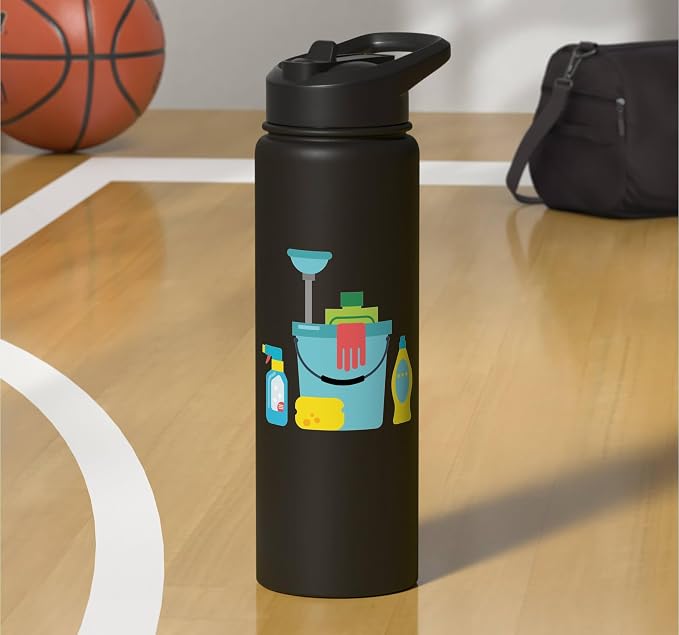 Cleaning Supplies Gift Stainless Steel Insulated Water Bottle