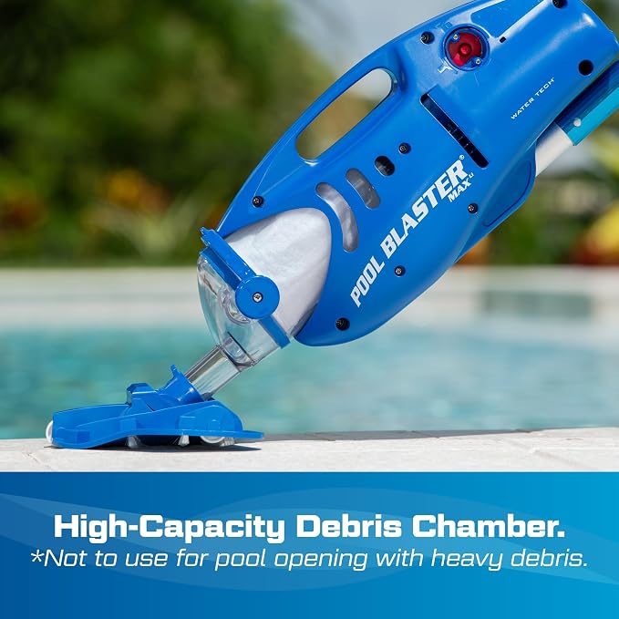 POOL BLASTER Max Li Cordless Pool Vacuum – Battery‑Powered, No Hoses or Cords – for Inground & Above Ground Pools, & Spas – up to 60‑Minute Runtime
