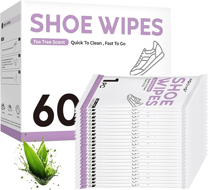 Sneaker Cleaner Wipes, White Shoe Quick Cleaning Wipes, Sneaker Eraser Wipes, Portable Travel Size, Car Necessaries