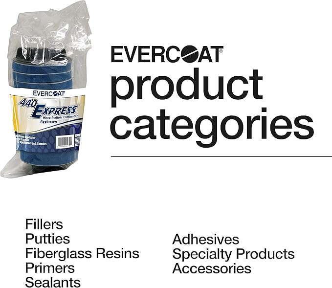 Evercoat 440Express Applicators - Sponges for Polyester Formula Smooth Application - 12 Applicators