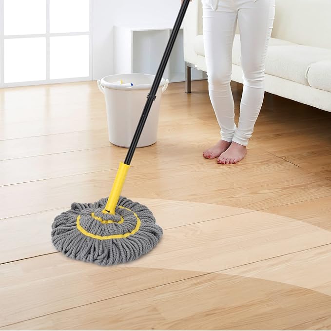 Outdoor Broom & Twist Mop Gray