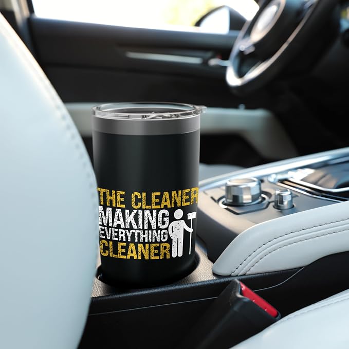 The Cleaner making everything Cleaner Cleaning Stainless Steel Insulated Tumbler