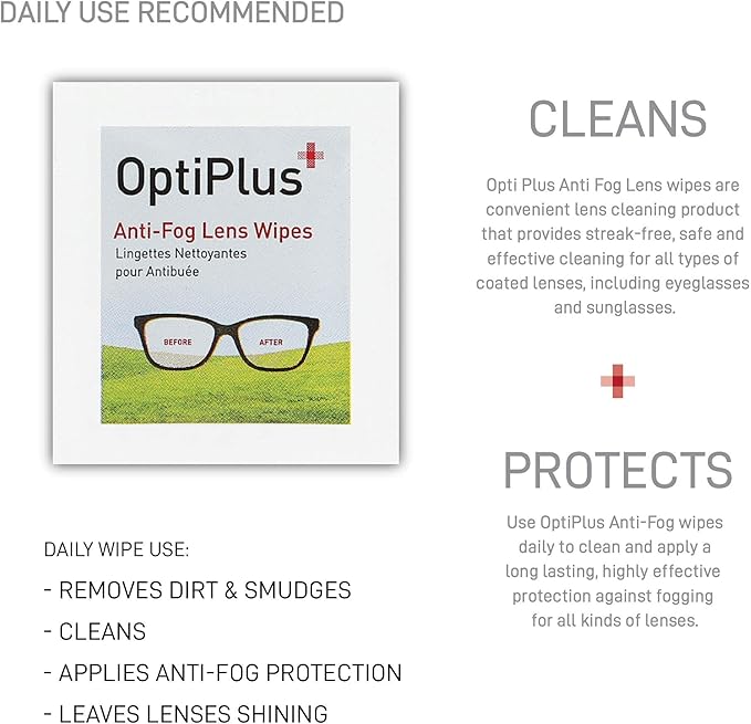 OptiPlus Anti Fog Lens Wipes