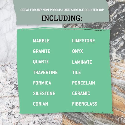 Tub O' Towels Granite & Marble Cleaning Wipes 4 Pack – 7x8 Multi Surface Stone Cleaning Wipes, 40 Count Canisters for Countertops & Tile