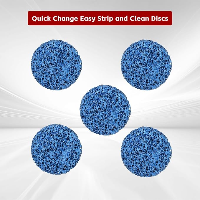 ‎findmall 5 Pack 3" Quick Change Easy Strip and Clean Discs, Premium Abrasive Wheels for Paint, Rust, and Surface Prep, Fits Angle Grinders