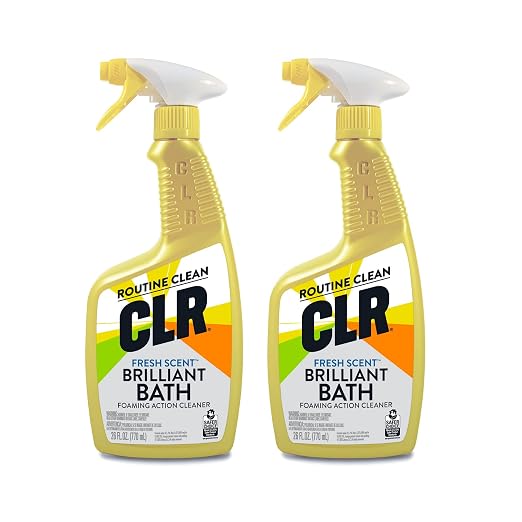 CLR PRO Calcium, Lime and Rust Remover (1 Gallon) and CLR Brilliant Bath Foaming Bathroom Cleaner Spray (2 x 26 Ounce)