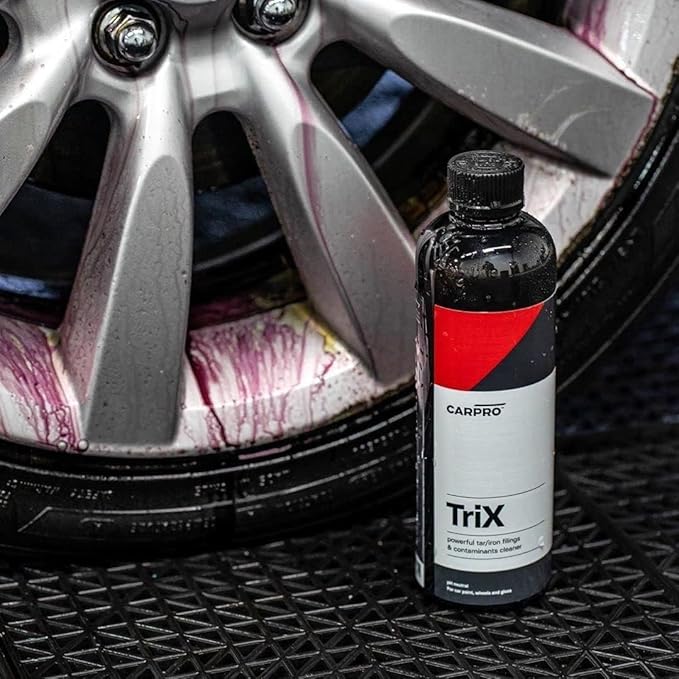 CARPRO TriX Tar & Iron Remover - Professional Strength Brake Dust, Sap, Dirt & Bug Remover - Combines IronX with TarX, Automotive Degreaser Car Wash Detailing All in One - 1 Liter (34oz)
