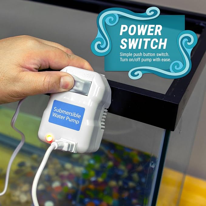TERA PUMP Aquarium Gravel Cleaner | Electric, Automatic, Vacuum