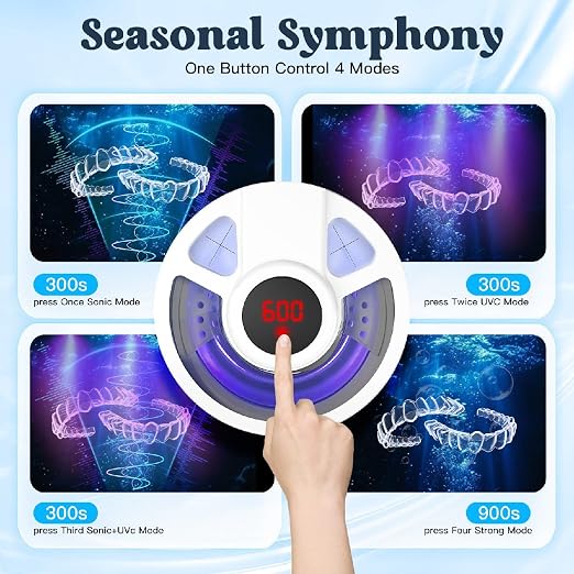 Professional Ultrasonic Jewelry Cleaner for Home Use, Electronic Cleaning Device