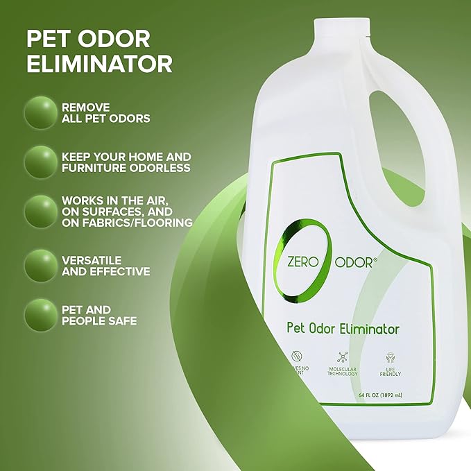 Zero Odor 64 oz. Pet Odor Eliminator Air Freshener Spray Refill PT1101408