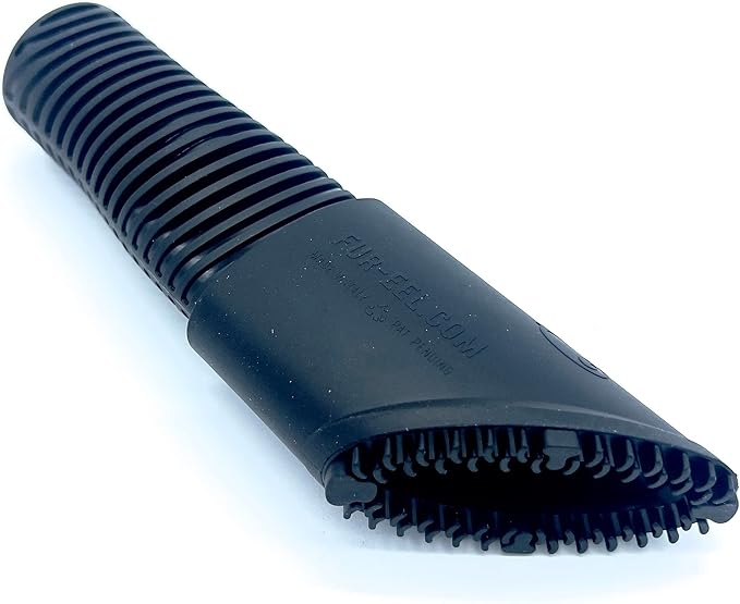 Buff Brite: Fur EEL Pro & Fang Adapter - Pet Hair Remover Vacuum Attachment - Dog & Cat Grooming & Cleanup Tool, Head Works Wet & Dry, Carpet-Home-Car