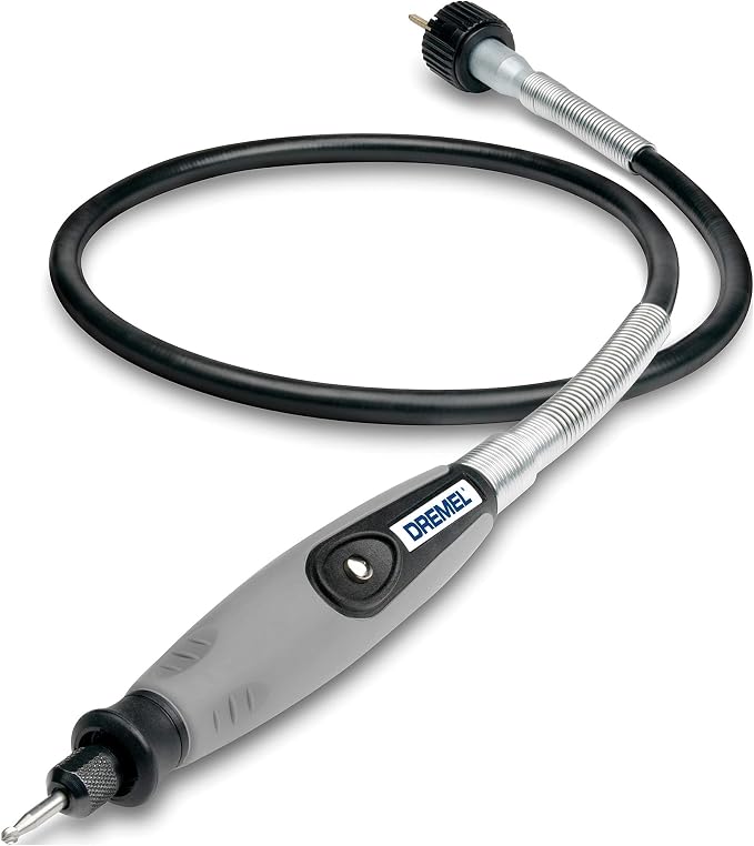 Dremel 575 Right Angle Attachment for Rotary Tool with Flex Shaft Rotary Tool Attachment with Comfort Grip and 36” Long Cable
