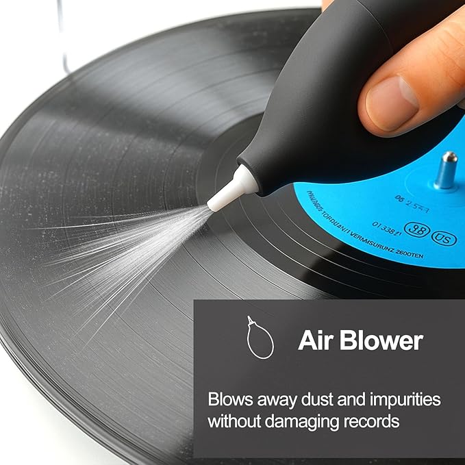 EIGTWEN Vinyl Record Cleaning Kit, Vinyl Cleaning Kit Easily Removes Dust, Dirt and Grease, Protecting The Fine Grain of Records and Restoring Them to Their Original Perfect Condition(8-in-1)