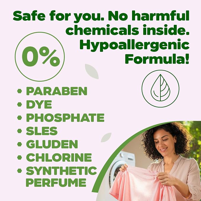 Liquid Laundry Detergent for Colors, Plant-Based Laundry Soap, Non-Toxic, Hypoallergenic, EcoCert Certified, Vegan, Color Protection Formula, 30 Washes, 50.7 fl oz (1500 ml)