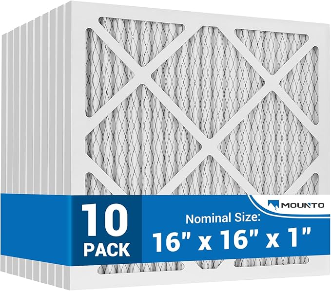 Mounto 10-Pack Pre-Filter Replacements for HEPA 500 Air Scrubber, Enhanced Dust Capture, Easy Installation, Extends HEPA Filter Life