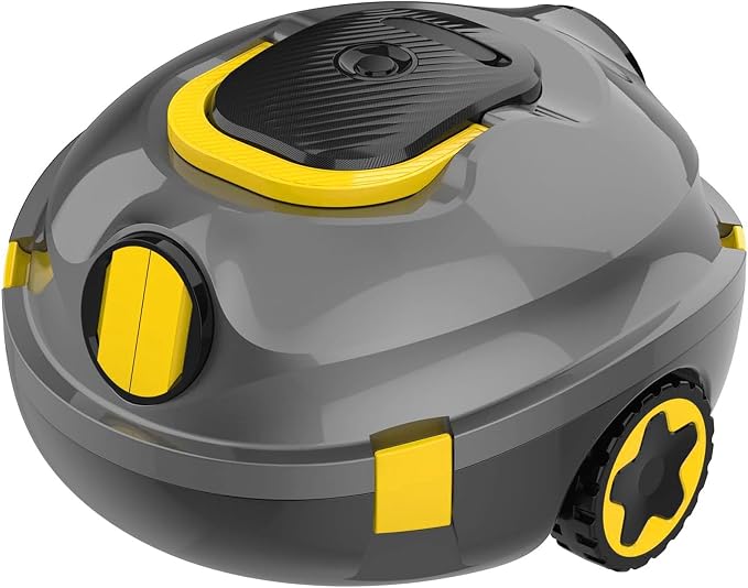 Y20 Robotic Pool Cleaner, Cordless Pool Vacuum for Above Ground & Inground Flat Pools with Dual Motors, 150 Min Runtime, Auto-Parking, Powerful Pool Vacuum Robot for Up to 1300 Sq.Ft