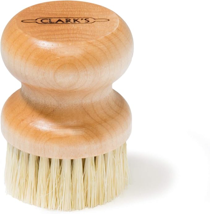 CLARK'S Small Scrub Brush and Cast Iron Soap | Maintain All Cast Iron and Carbon Cookware