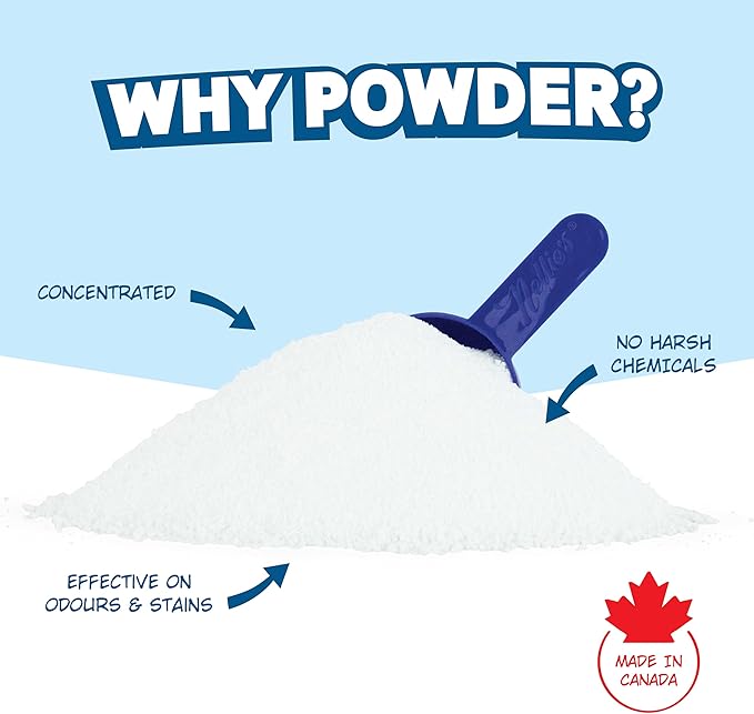 Nellie's Laundry Soda - Concentrated Laundry Detergent Powder - 100 Load - Gentle on Skin and Environment - Fragrance-Free - (Made in Canada)