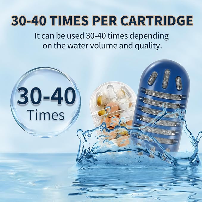 20-Pack Demineralization Cartridge for Humidifier Compatible with Most Humidifiers Replacement for Ultrasonic Humidifier Tank Cleaner | Prevents Hard Water Build-Up | Eliminate White Dust