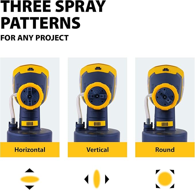 Wagner Spraytech 2419326 Control Spray QX2 HVLP Handheld Stain Sprayer, Ideal for Staining Fences, Decks, Lattice and More, 3 Spray Patterns, Adjustable Settings