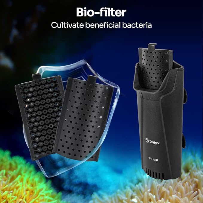 Yaubay Aquarium Filter with Large Magnet Glass Cleaner