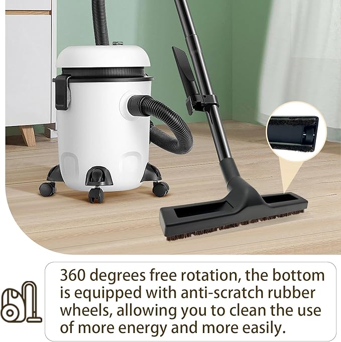 13-Piece 1 1/4 Inch(32mm) Vacuum Attachments Cleaning Kit with Dryer Lint Vac Attachment/Vacuum Floor Brush/Flexible Crevice Tool
