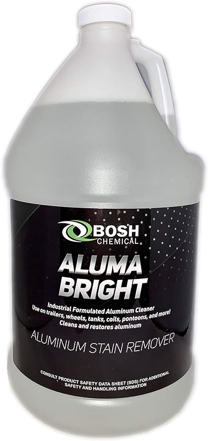 BOSH CHEMICAL Aluma Bright, Aluminum Cleaner and Brightener, 1 Gallon Concentrate
