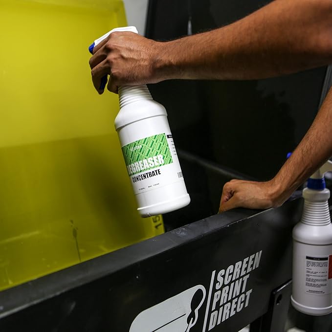 Ecotex® Screen Printing Mesh Degreaser (Gallon - 128oz.) - Silk Screen Cleaner, Oil and Residue Remover - Screen Printing Frame Degreaser and Mesh Cleaner, Eco-Friendly Screen Printing Supplies