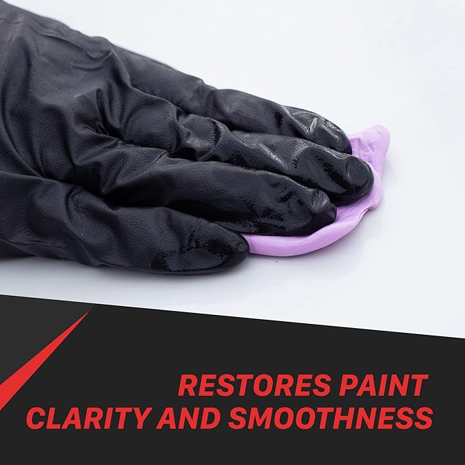 MaxShine Clay Bar & Lube Kit – 3-Pack Heavy Grade Magic Clay Bars (150g) + 16oz Clay Lube Spray – Removes Surface Contaminants & Protects Paint, Glass, Plastic, Metal – Car Detailing Clay System