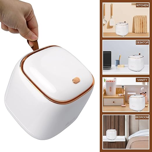 Mini Desk Trash bin 2 pcs with Trash Bags 360 pcs