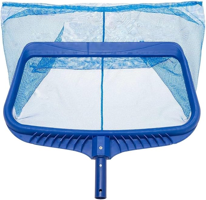 Pool Leaf Skimmer Net Heavy Duty 20 Inch Deep Bag Fine Mesh for Pool Cleaning