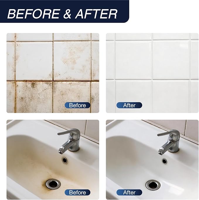 Tub and Tile Refinishing Kit, Tub Paint 16oz with 10pcs Tools, Tile Paint Kit Shower Bathtub Paint Water Based & Low Odor, Easy to Use Sink for Bathroom Kitchen, Semi-Gloss Black, 25-30sq.ft