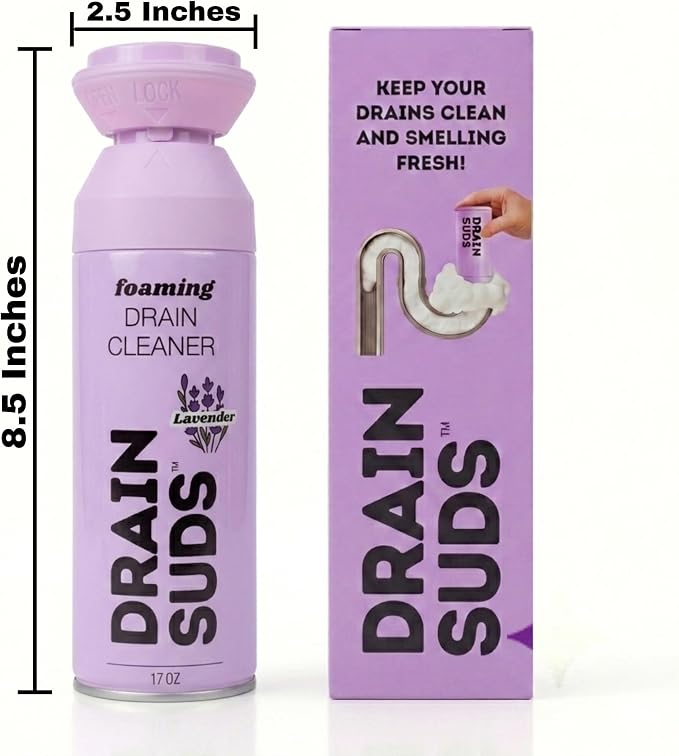 SonicPower Foaming Drain Cleaner, Foam Sink Cleaner and Deodorizer, Drain Clog Remover for Kitchen Sinks, Bathrooms, Garbage Disposals, Shower Drains, Tubs, Washbasin (Variety Pack)