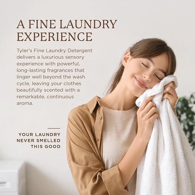 Tyler Candle Wash Laundry Detergent - High Maintenance 128 Fl oz/with Dryer Sachet Single Pouch xl
