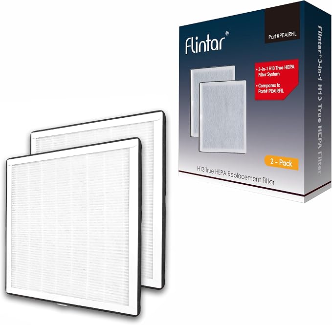 PEAIRFIL Filter Compatible with Pure Enrichment Air Purifier 2-Pack | Replacement Filter for PureZone Air Purifier PEARPLG