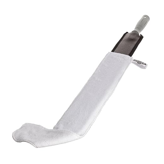 Unger PM05W StarDuster ProFlat/Flex Microfiber Sleeve, 29-1/2" Length (Bag of 5),White