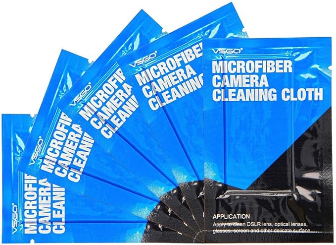 VSGO VS-S02-E APS-C Digital Camera Sensor Cleaning Kit Clean Swab × 10 with Sensor Cleaner Solution + VSGO Optical Cleaning Kit Travel Edition