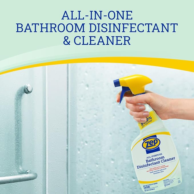 Zep HomePro All-Purpose Bathroom Disinfectant Cleaner - 32oz (Case of 6) | R53406