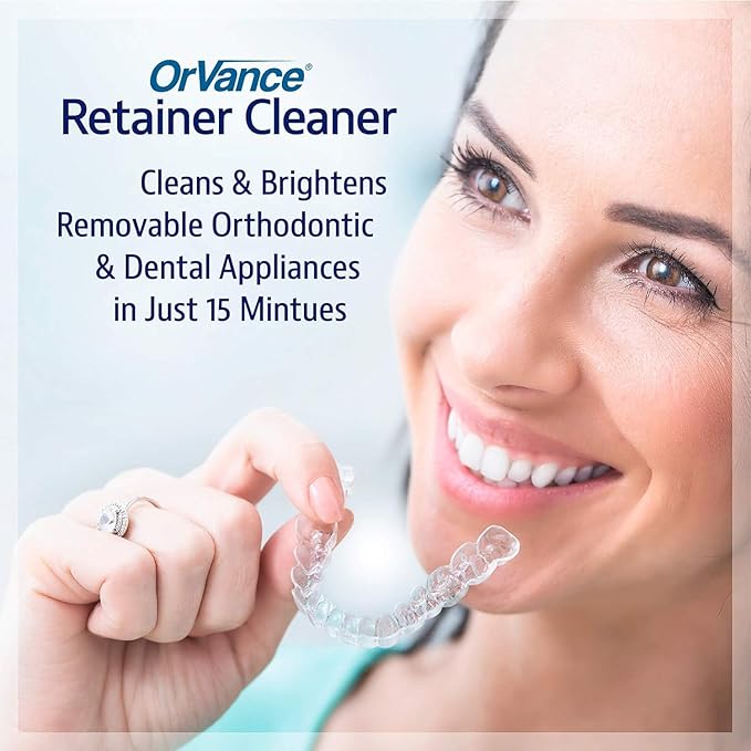 OrVance Retainer Cleaner Tablets (56 Count) & OrVance Pontics (32 Count)