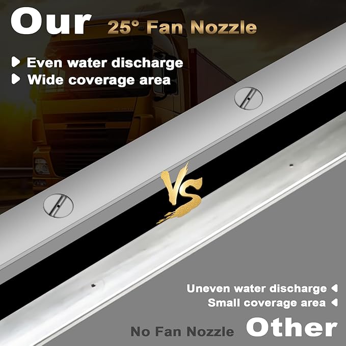 Gekufa 39'' Car Radiator Cleaning Wand, 25° Fan Nozzle Radiator Genie Water Air Cleaning Wands, High-Pressure Washer Radiator Wand with 1/4'' Quick Coupler